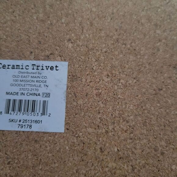 Ceramic Trivet "Eat. Drink. And Wear Stretchy Pants" - Picture 2 of 2